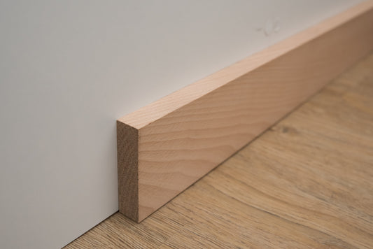 Rechteckleiste Buche 2400x80x20