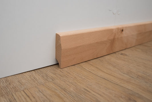 Sockelleiste buche lackiert 2400x66x20
