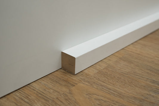 Renovierungsleiste weiss quadratleiste 2000x30x30