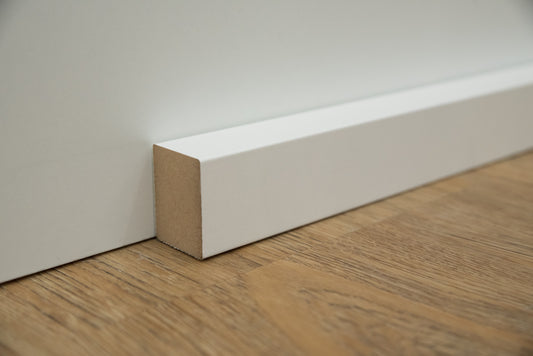 Renovierungsleiste weiss rechteckleiste 2000x40x30