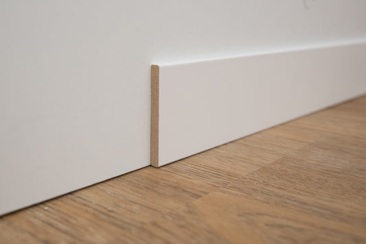 Renovierungsleiste weiss rechteckleiste 2000x60x6