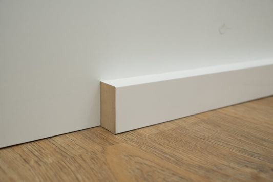 Renovierungsleiste weiss rechteckleiste  2000x50x30