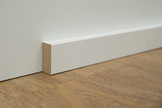 Renovierungsleiste weiss rechteckleiste 2000x40x20